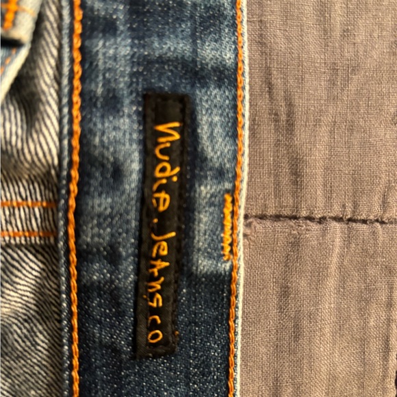 Nudie Jeans Straight Fit in Faded Blue - Picture 8 of 10